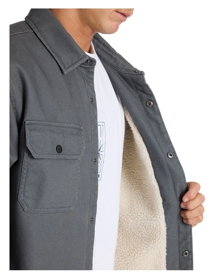 Voyager Shacket in Iron Gate image 4