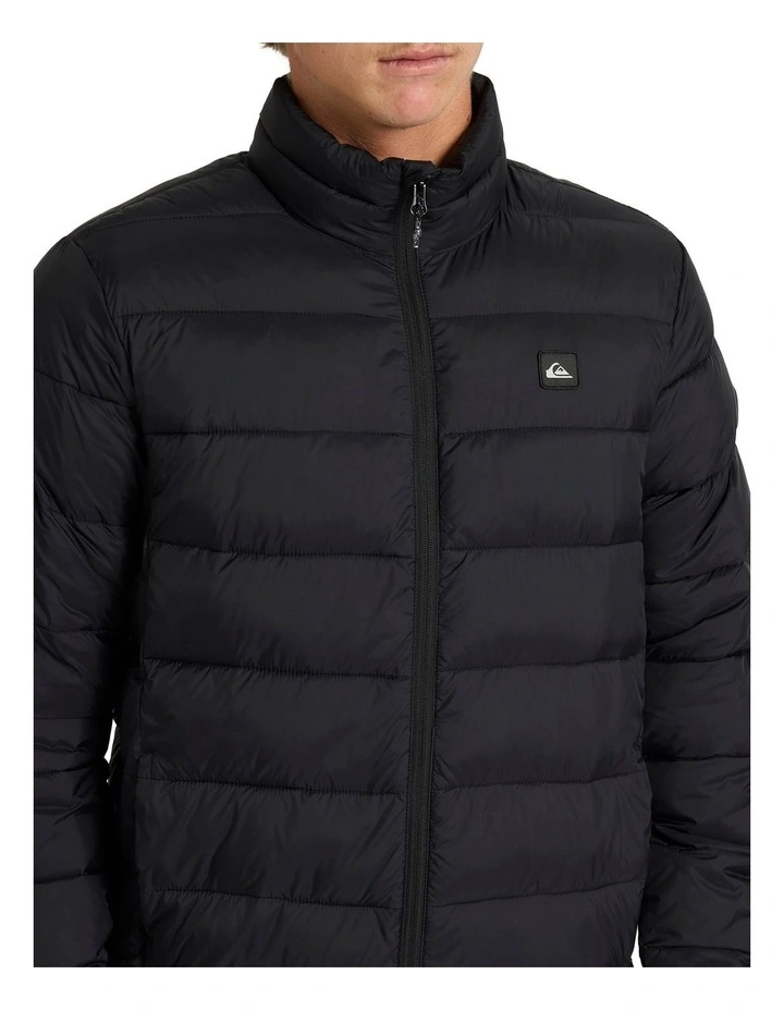 First Light Puffer Jacket in Black image 4
