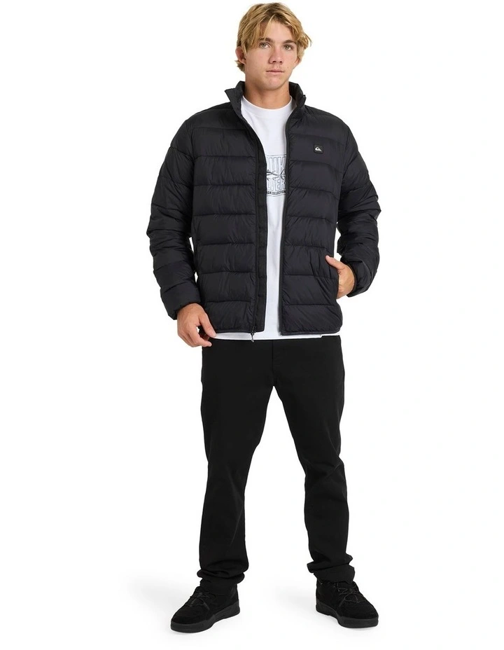 First Light Puffer Jacket in Black image 5