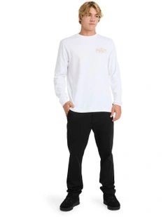Classic Hooks Long Sleeve T-Shirt White