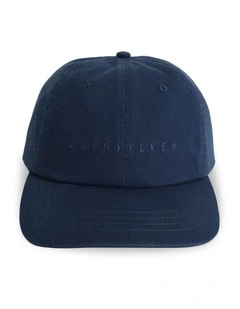 Decades Cotton Cap in Dark Denim