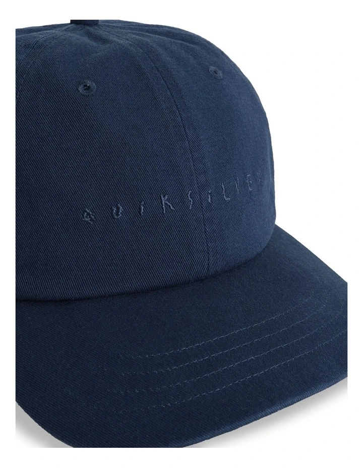 Decades Cotton Cap in Dark Denim image 4