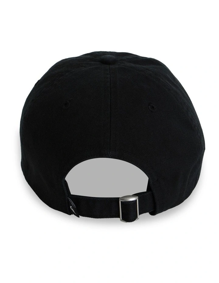 Decades Cotton Cap in True Black image 3