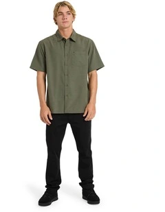 Centinela Short Sleeve Shirt in Olive
