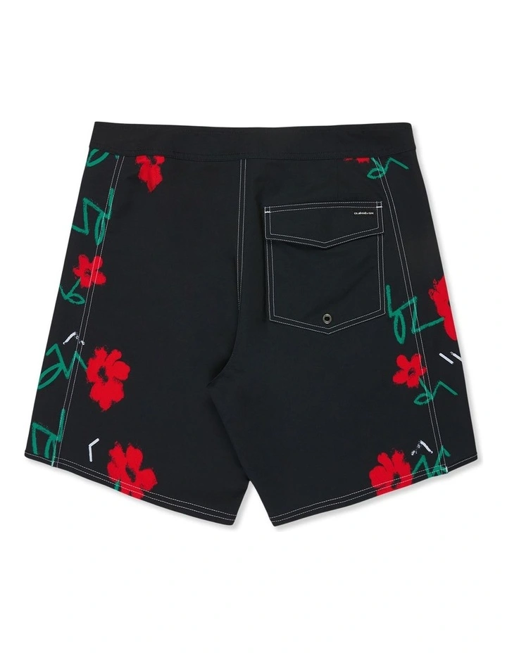 Surfsilk Arch 18 Boardshorts Black Street Floral Arch image 2
