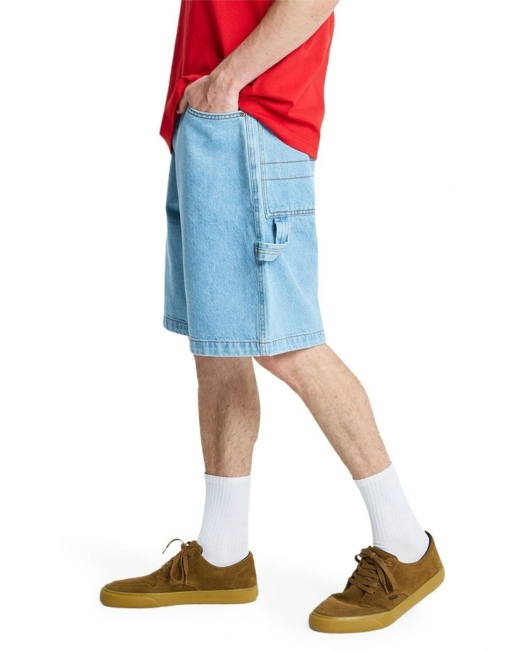 YG Baggy Denim Shorts Indigo Light image 3