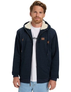 Cypress Keller Zip Up Hoodie Dark Navy Heather