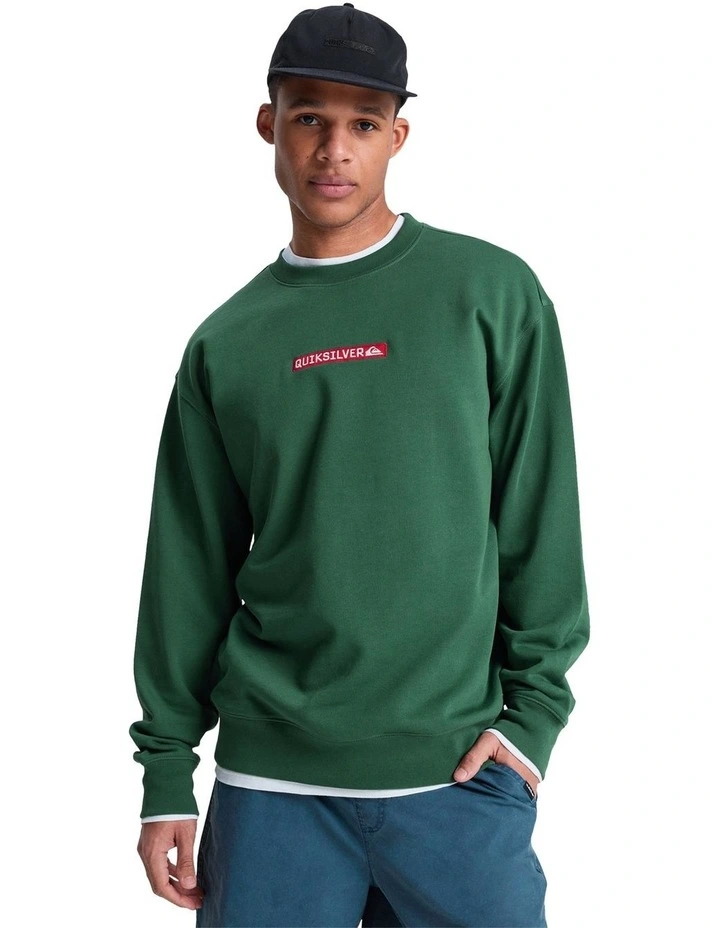 DNA Crew Neck Top in Forest image 1