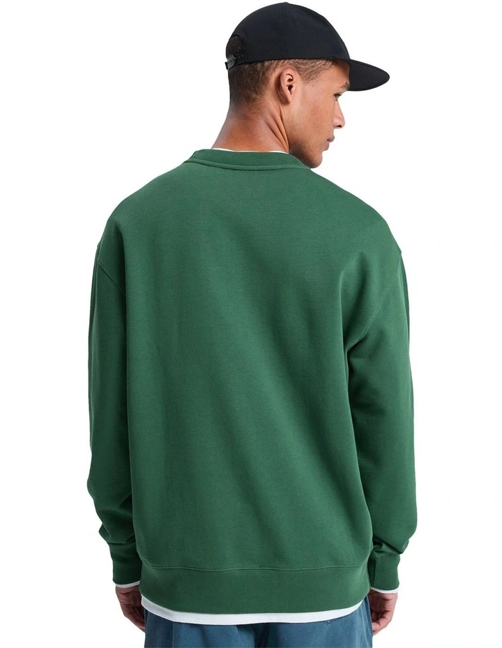 DNA Crew Neck Top in Forest image 2