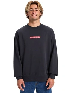 DNA Crew Neck Top in Black