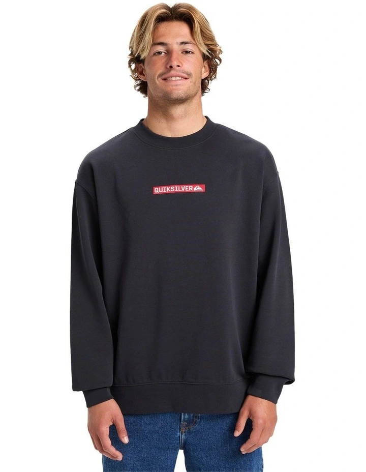 DNA Crew Neck Top in Black image 1