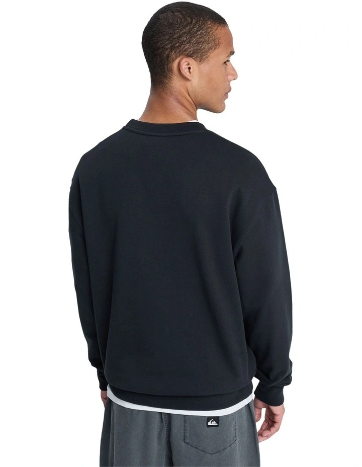 DNA Crew Neck Top in Black image 2