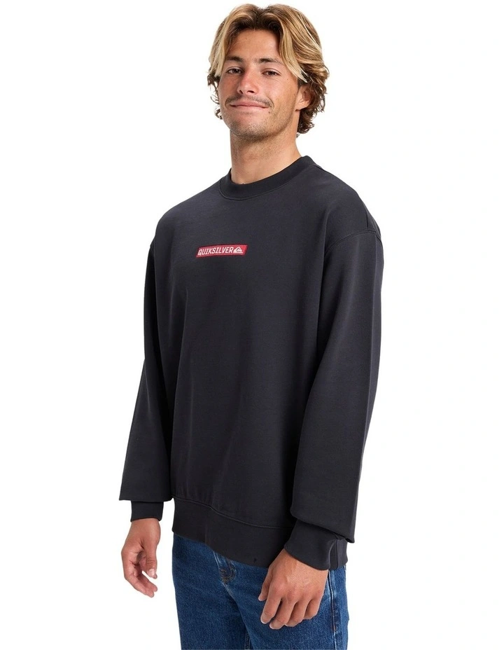 DNA Crew Neck Top in Black image 3