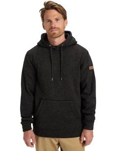 Keller Pullover Hoodie in Black Heather