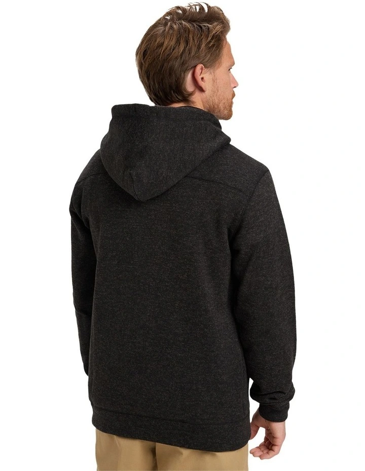 Keller Pullover Hoodie in Black Heather image 2