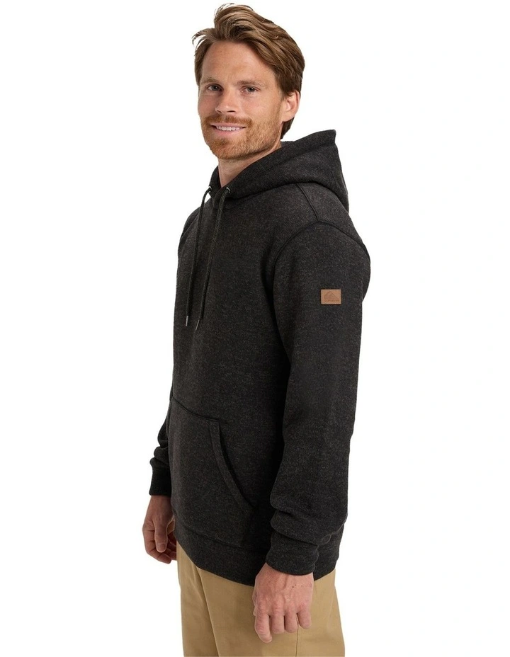 Keller Pullover Hoodie in Black Heather image 3