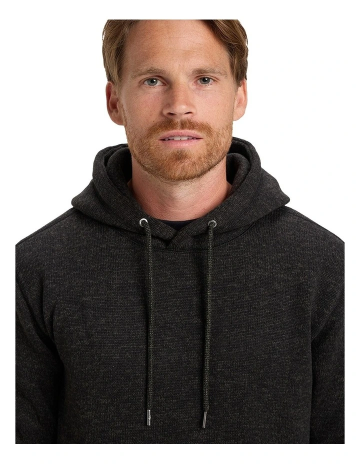 Keller Pullover Hoodie in Black Heather image 4