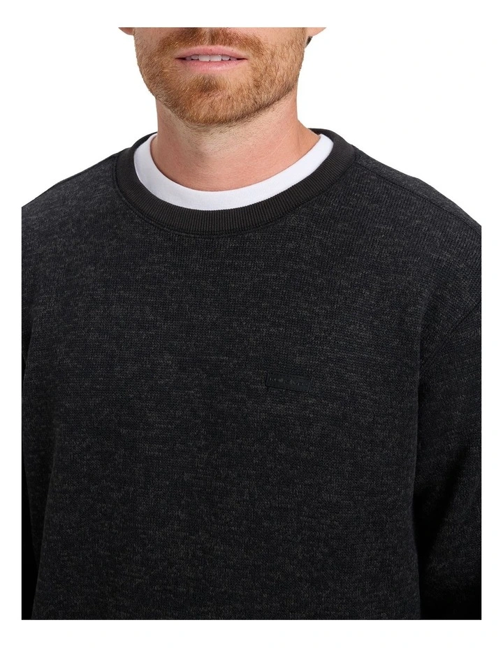 Keller Crew Neck Top Black Heather image 4