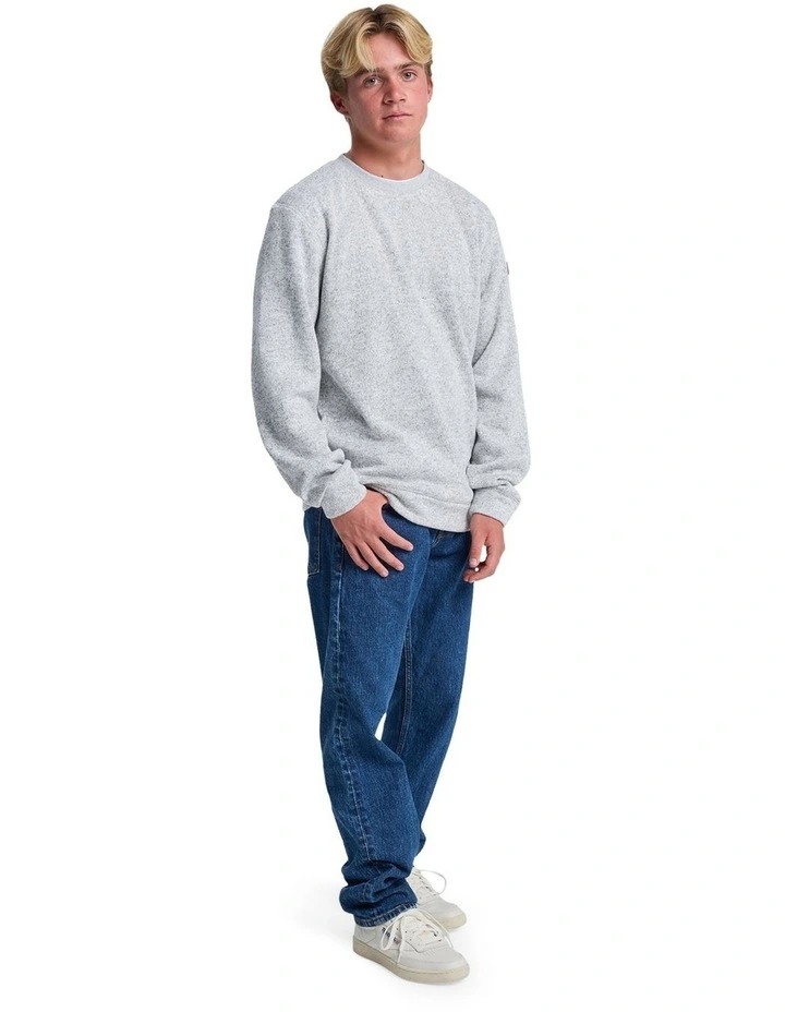 Keller Crew Neck Top Light Grey Heather image 5