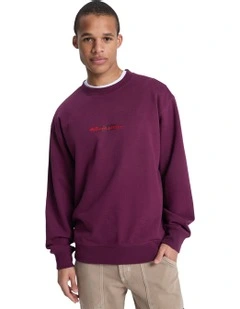 Mercury Trident Crew Neck Top Potent Purple