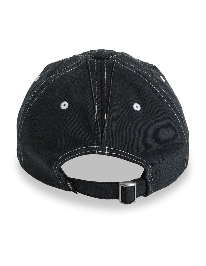 Drifter 6 Panel Mercury Trident Cap in Black image 3
