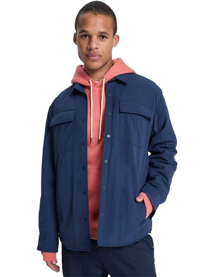 Cold Snap Shacket Dark Navy image 1