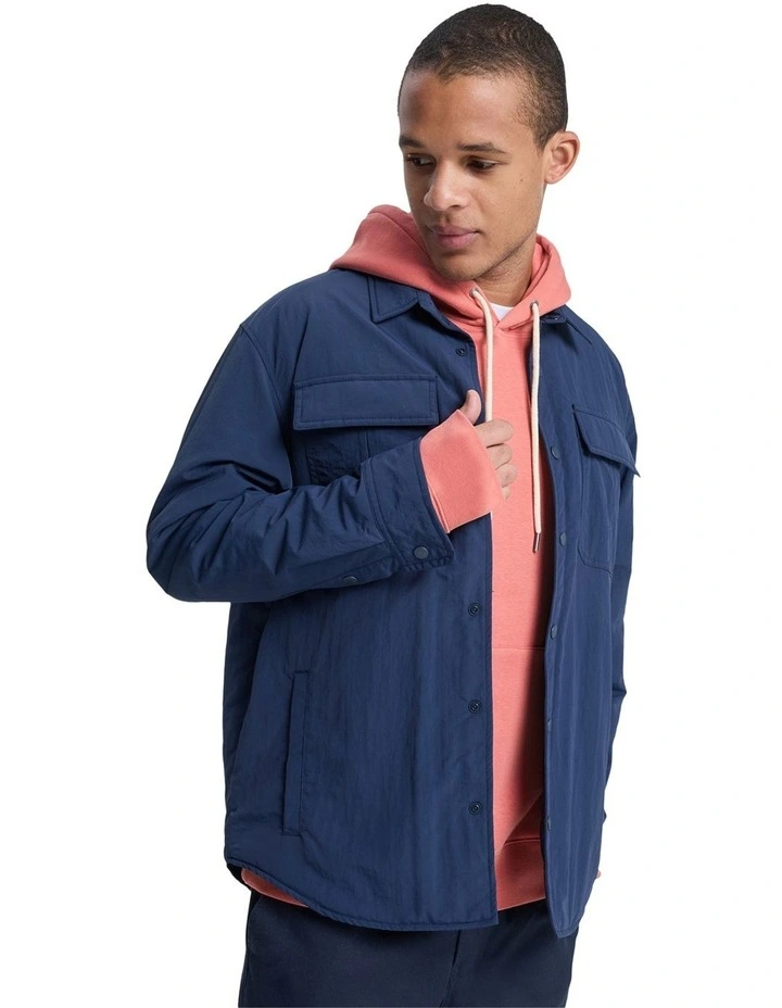 Cold Snap Shacket Dark Navy image 3