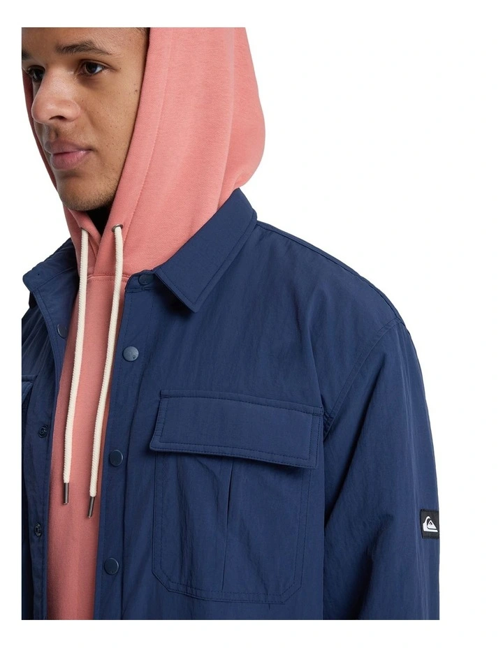 Cold Snap Shacket Dark Navy image 4