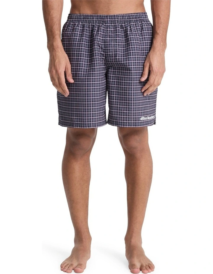 Mercury Volley 18 Swim Shorts Black Mercury Mini Check image 1