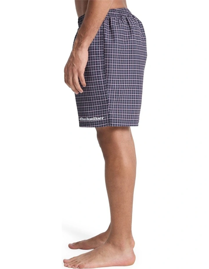 Mercury Volley 18 Swim Shorts Black Mercury Mini Check image 3