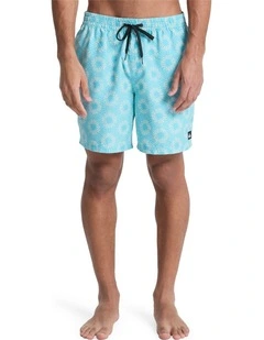 Everyday Printed 17 Swim Shorts Aqua Ocean Mayhem