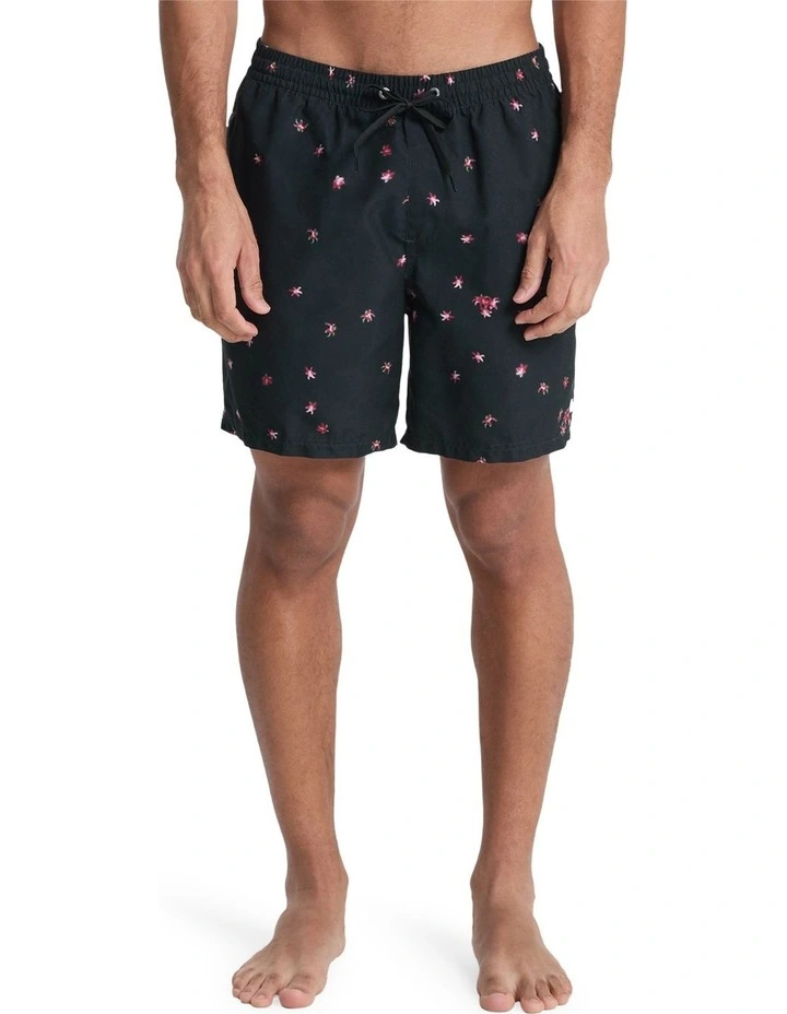 Everyday Printed 17 Swim Shorts Black Fallen Blossom image 1