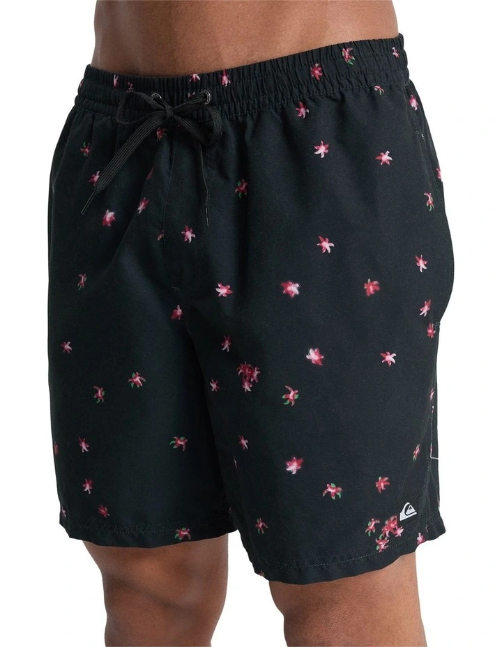 Everyday Printed 17 Swim Shorts Black Fallen Blossom image 4