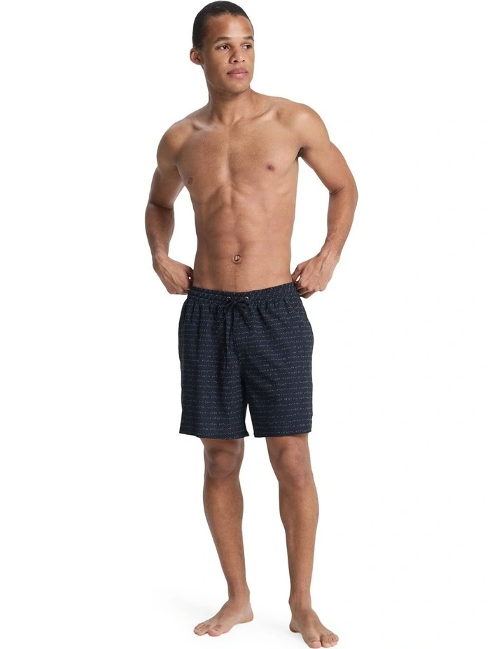 Stretch Printed Volley 17 Swim Shorts Black Quik Thoughts image 5