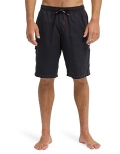 Young Gun Last Stance Volley Swim Shorts 21 in Black