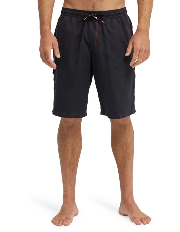 Young Gun Last Stance Volley Swim Shorts 21 in Black image 1