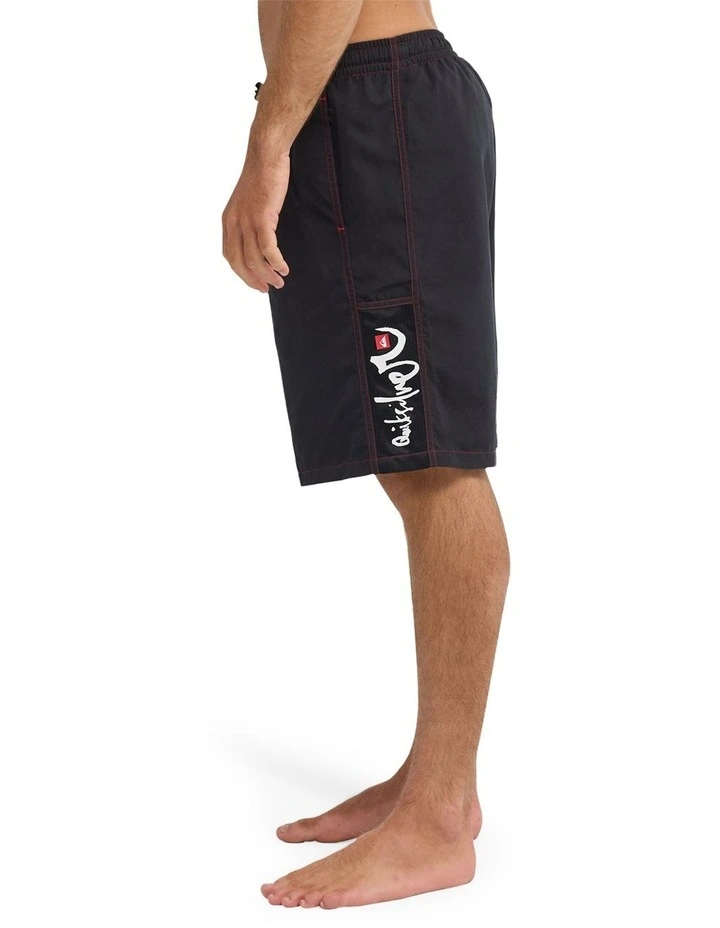 Young Gun Last Stance Volley Swim Shorts 21 in Black image 3