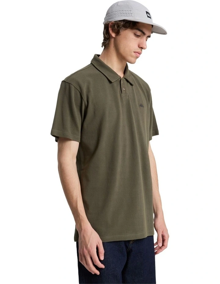 Mw Pique Polo Short Sleeve Shirt Grape Leaf image 3