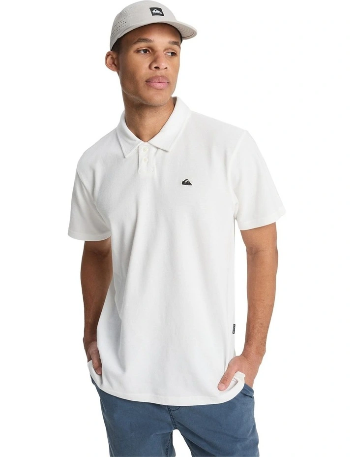 Mw Pique Polo Short Sleeve Shirt Snow White image 1
