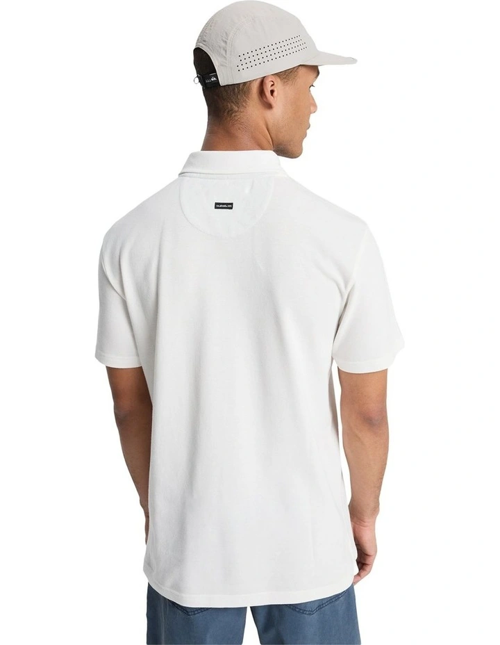 Mw Pique Polo Short Sleeve Shirt Snow White image 2