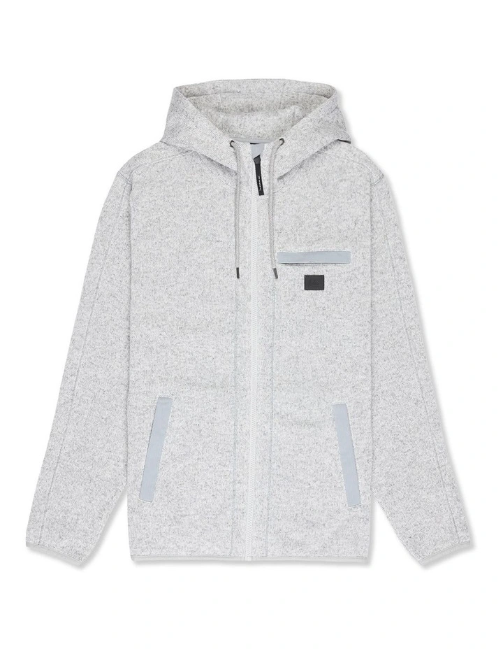 Keller Outdoor Zip Up Hoodie Light Grey Heather image 1