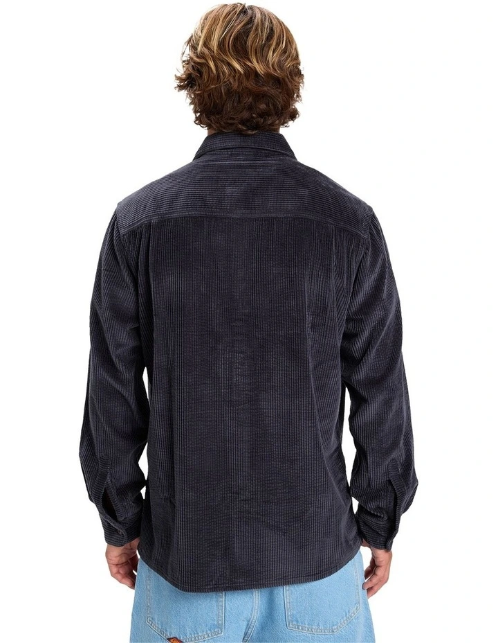Venturo Cord Long Sleeve Shirt in India Ink image 2