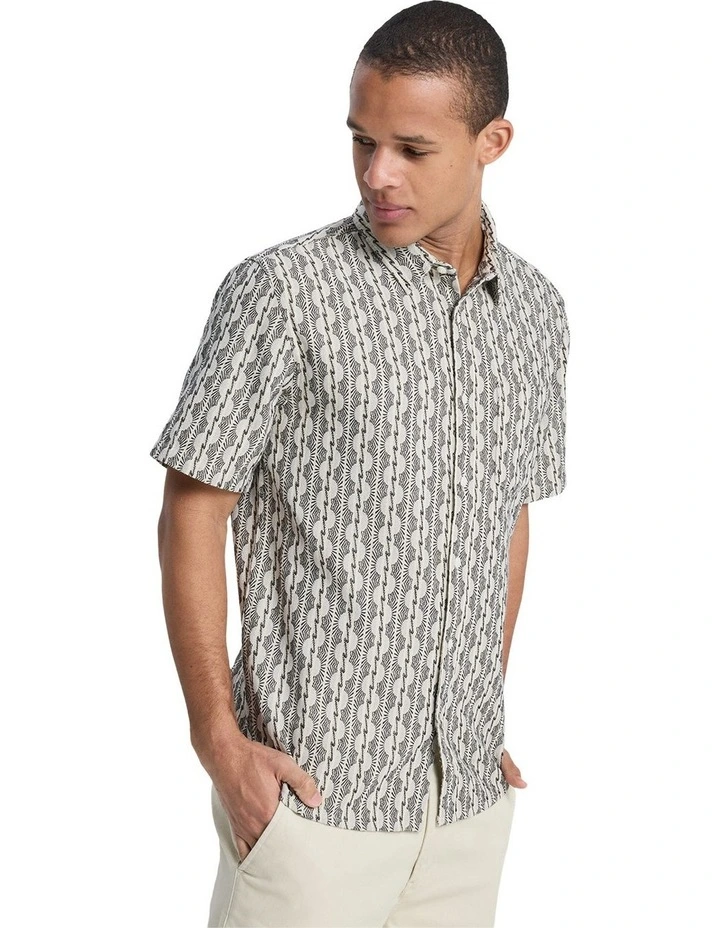 Horizons Short Sleeve Shirt in Multi image 3