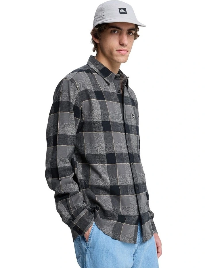 Motherfly Plaid Long Sleeve Shirt in Iron Gate image 3