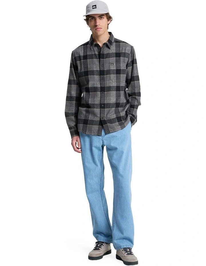 Motherfly Plaid Long Sleeve Shirt in Iron Gate image 5