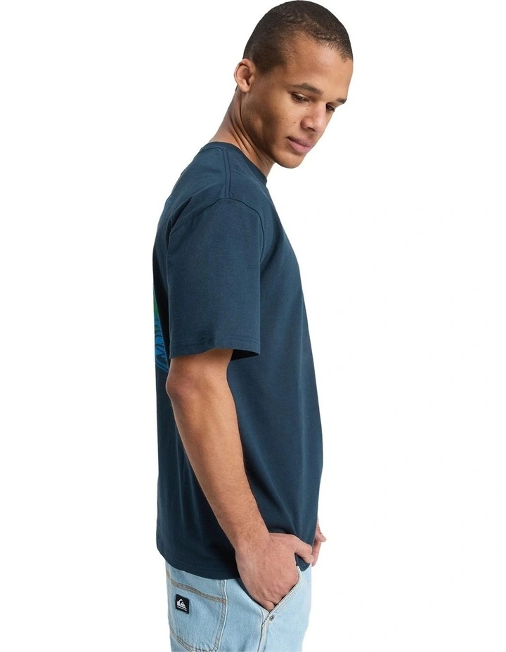 Sunflowers Surfing T-shirt in Dark Navy image 3