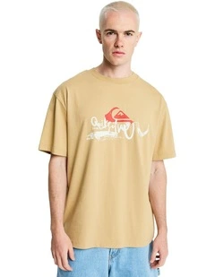 Young Gun Drifter T-shirt in Khaki