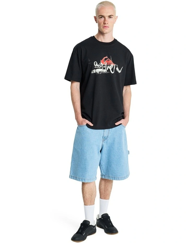 Young Gun Drifter T-shirt in Black image 5