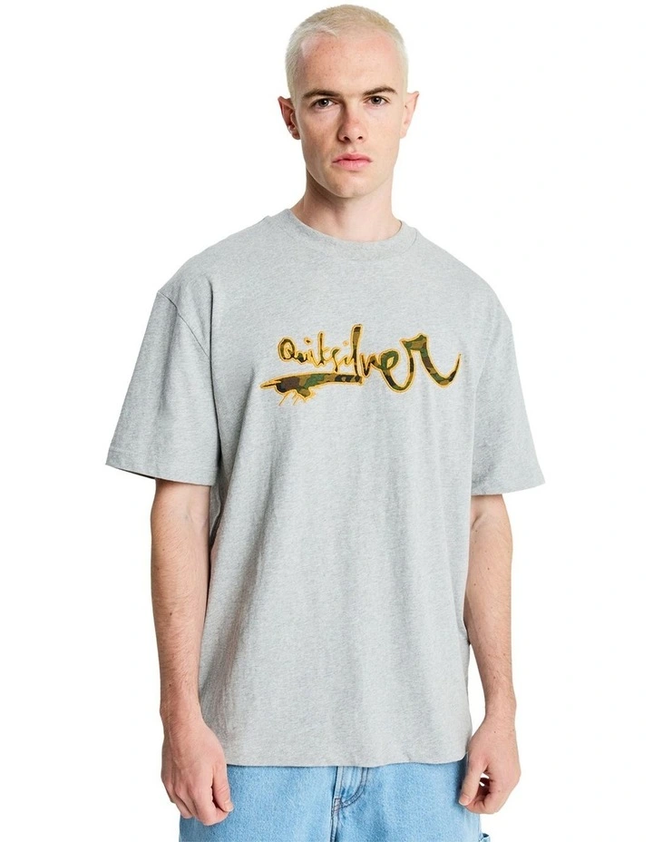 Young Gun Vortex T-shirt in Light Grey Heather image 1