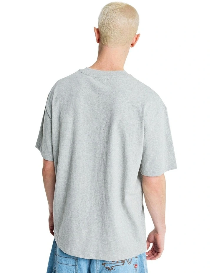 Young Gun Vortex T-shirt in Light Grey Heather image 2